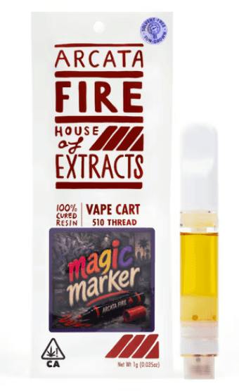 Arcata Fire - Magic Marker Cured Resin Cart 1g - 1 gram