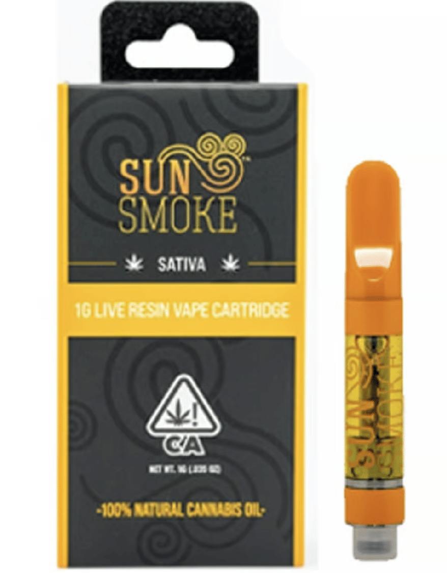 SunSmoke - Strawberry Schmac Live Resin Cart - 1 gram