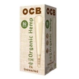 OCB Organic Hemp Unbleached cones - 50ct.