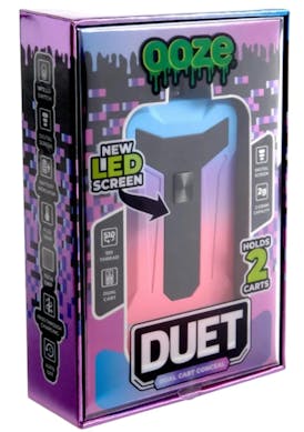 Ooze Duet 650mah Dual Cart Conceal Battery