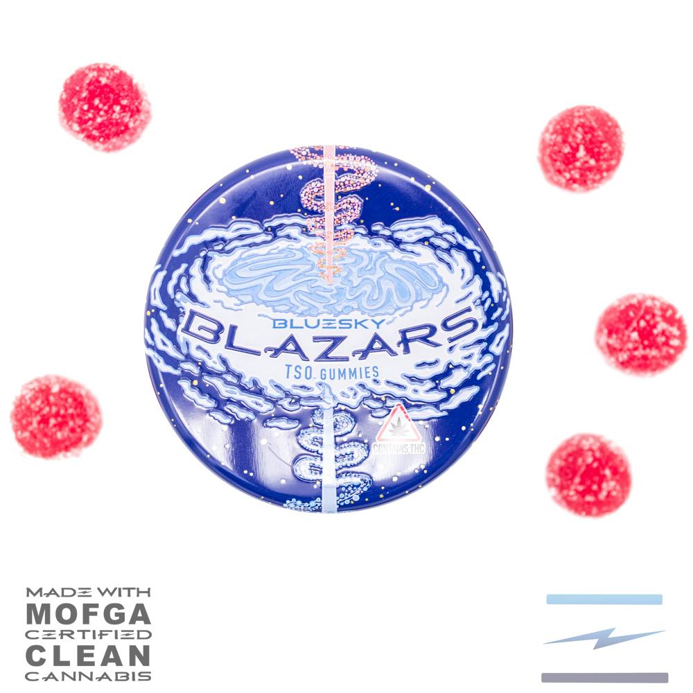 Blazars TSO Gummies 200mg Fruit Punch W/Apples and Bananas TSO