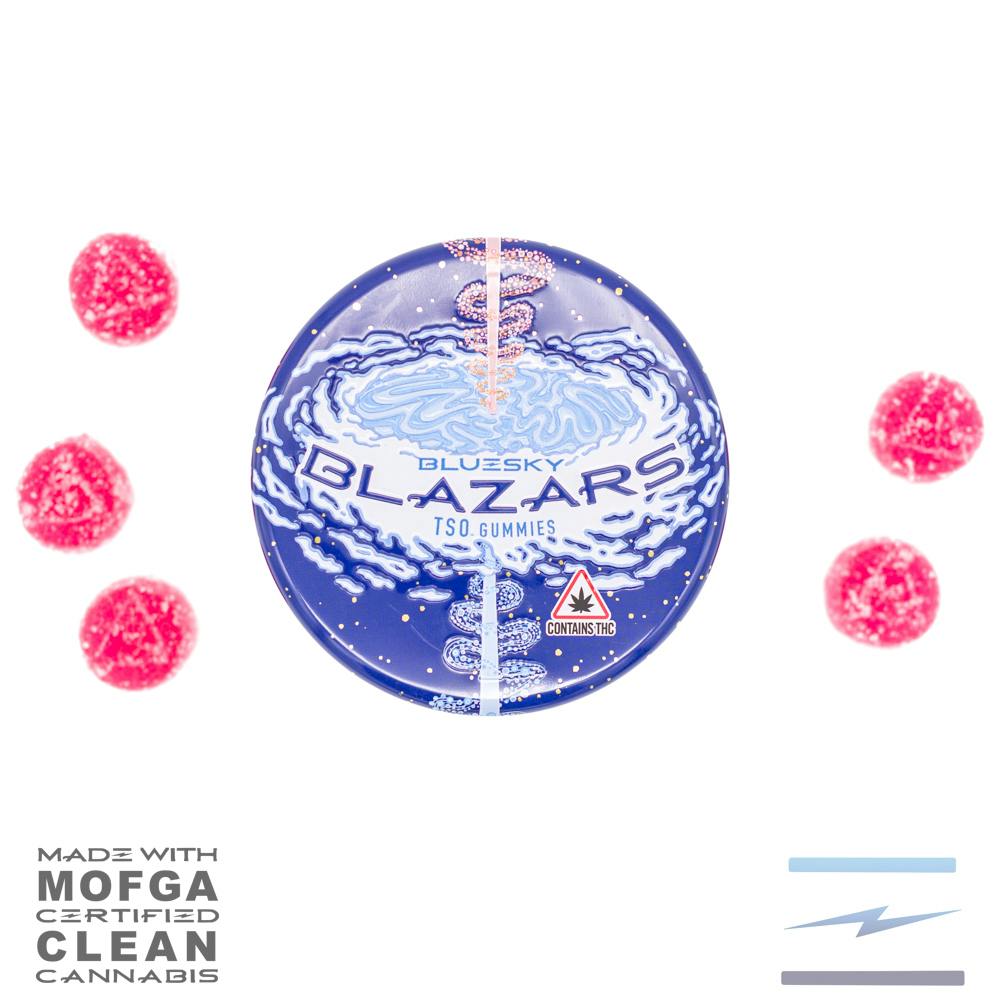 Blazars TSO Gummies 200mg Strawberry Watermelon Duo W/Drippin Aint Easy TSO