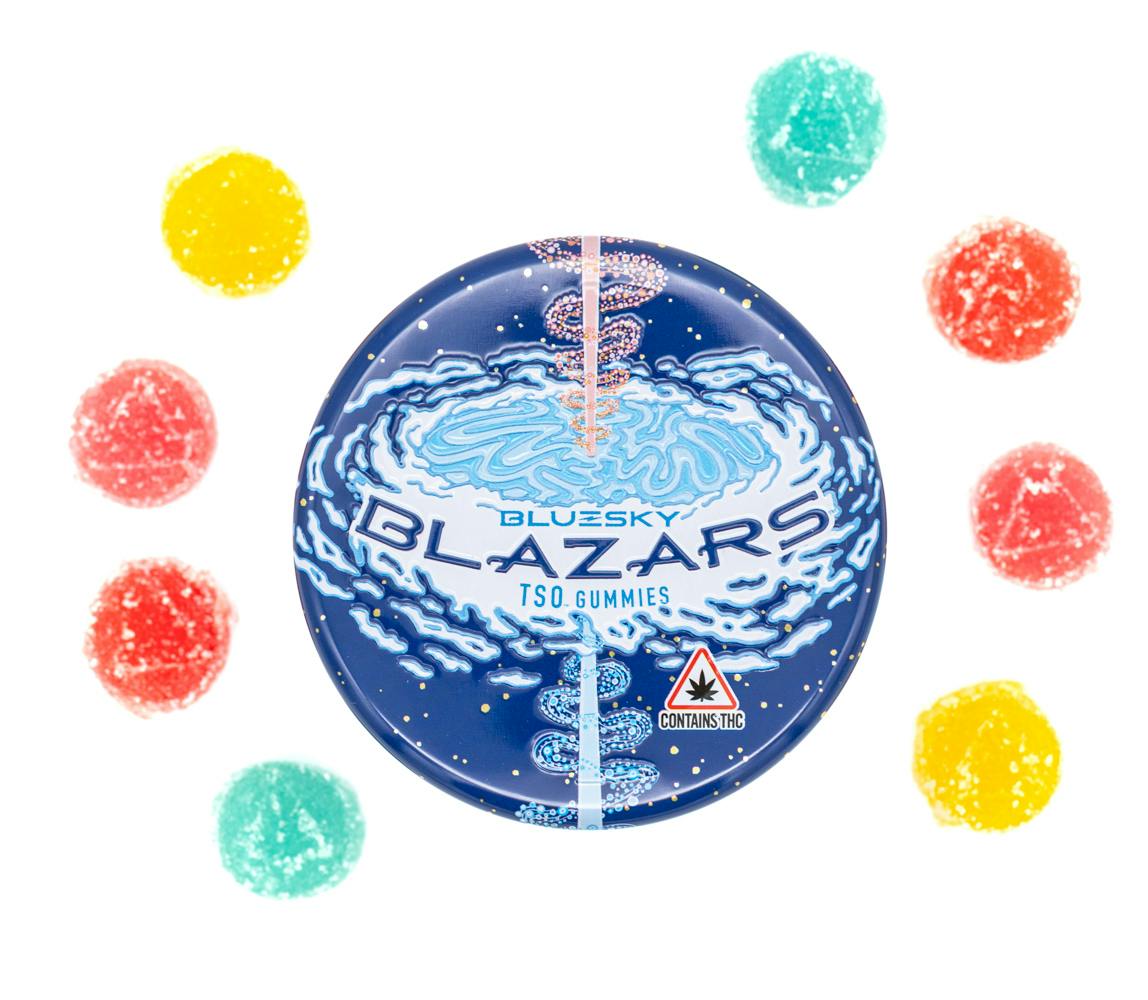 Blazars TSO Gummies 200mg Sour Variety Pack