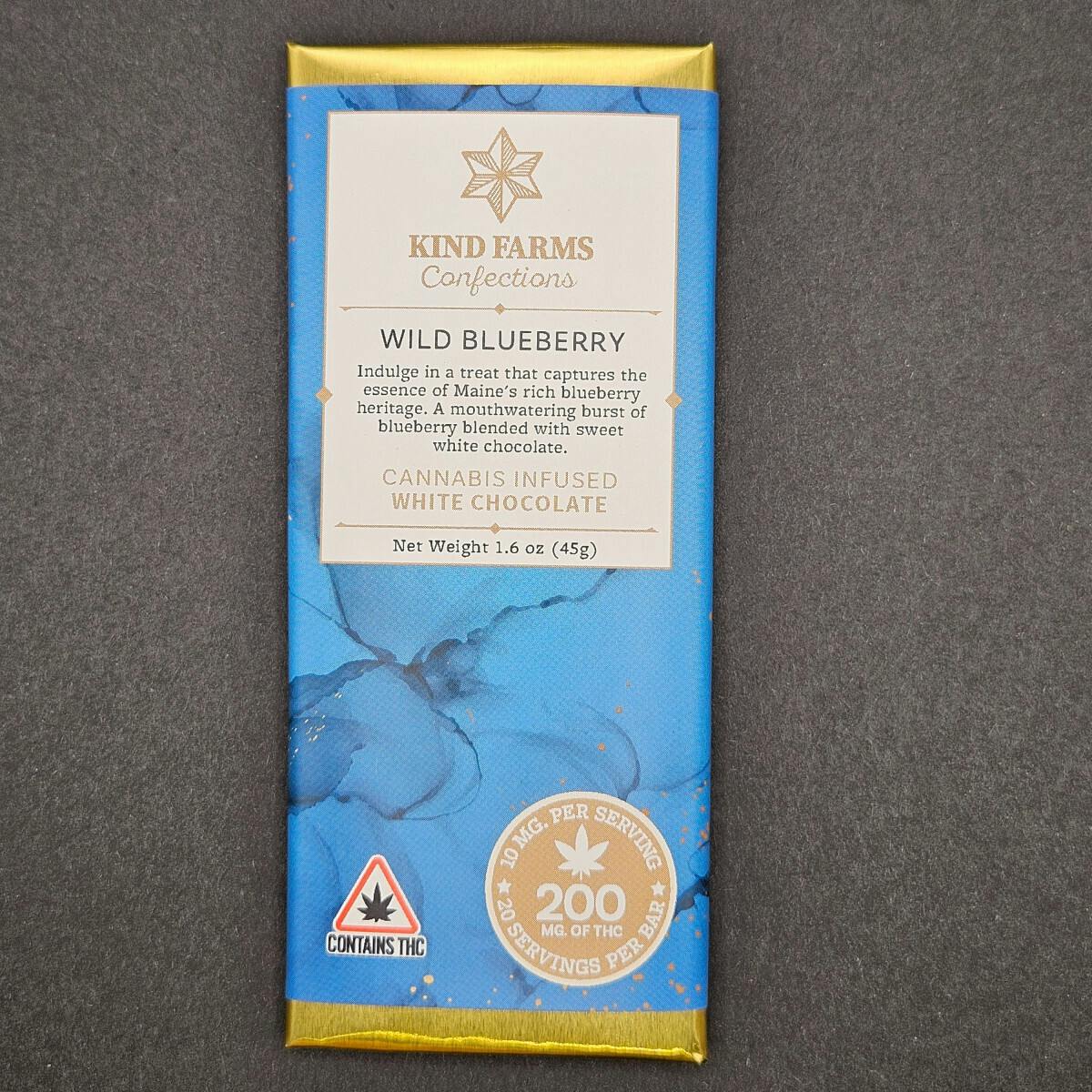 Kind Farms Bar 200mg Wild Blueberry