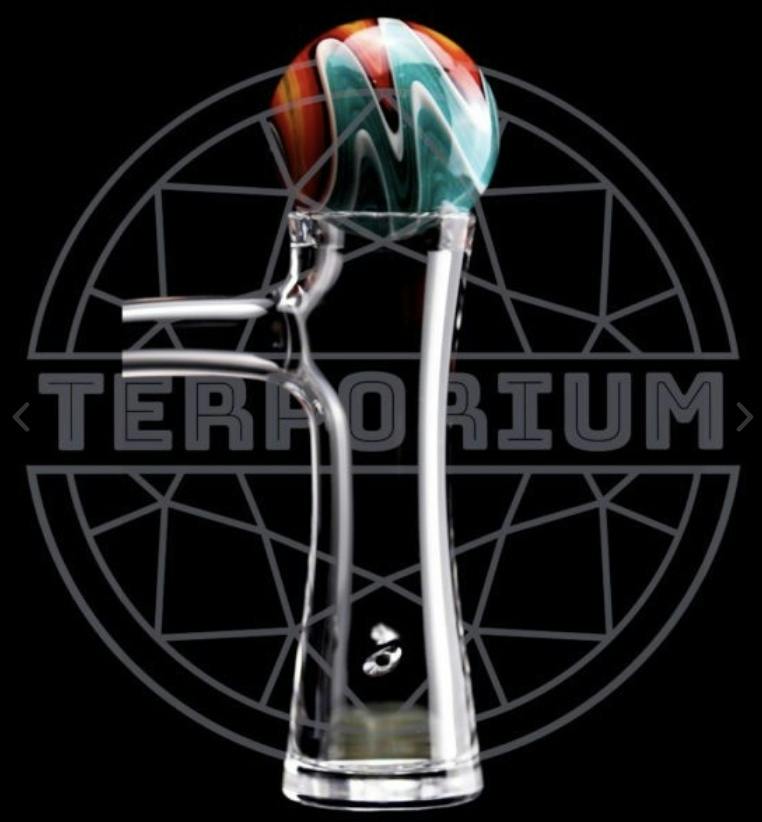 Terporium hourglass banger/marble set
