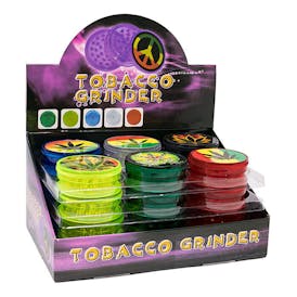 Assorted Funky Pictures 3 Part Plastic Grinder