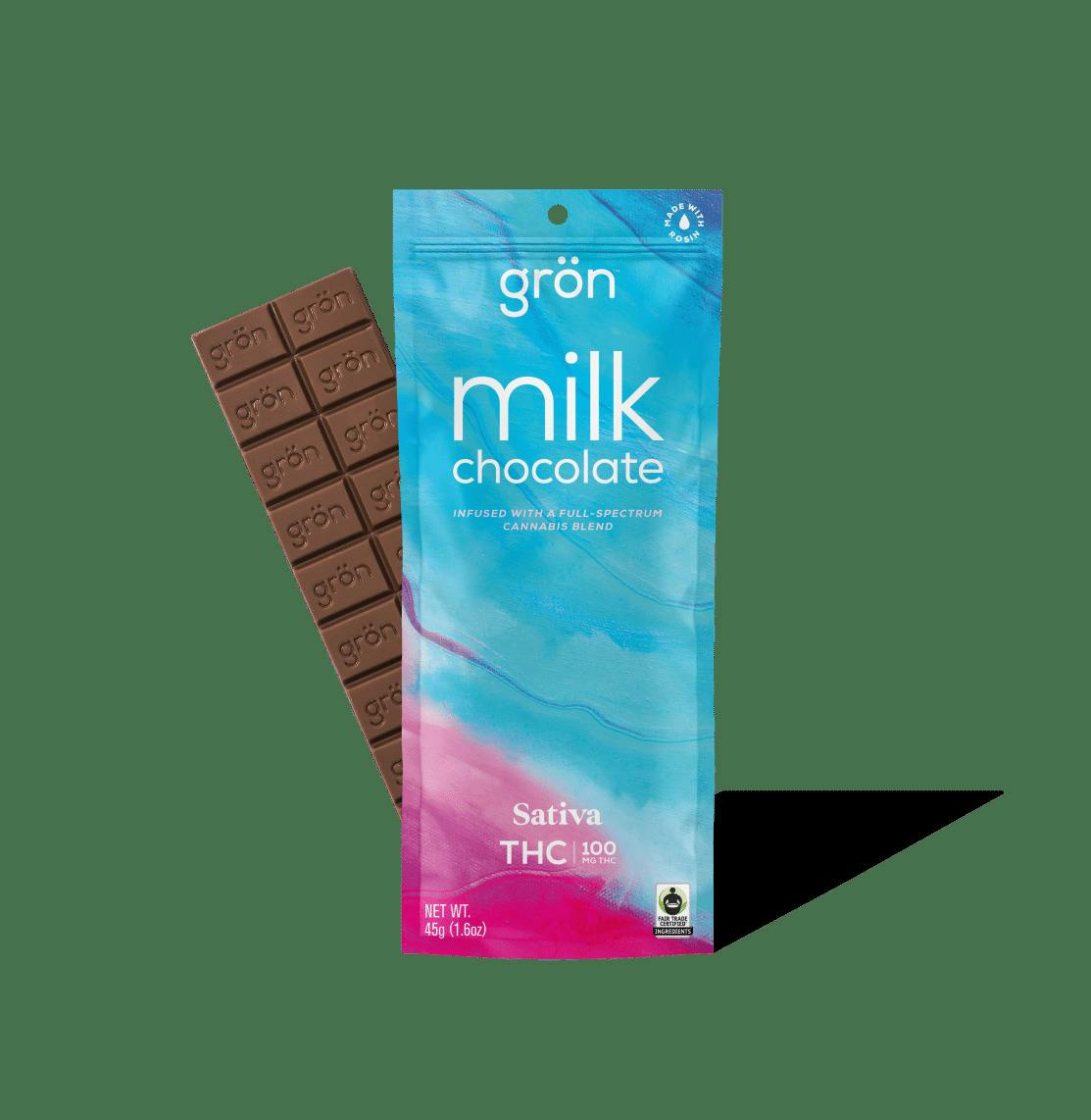 Gron - Chocolate Bar - Milk Chocolate (no sea salt) (S)