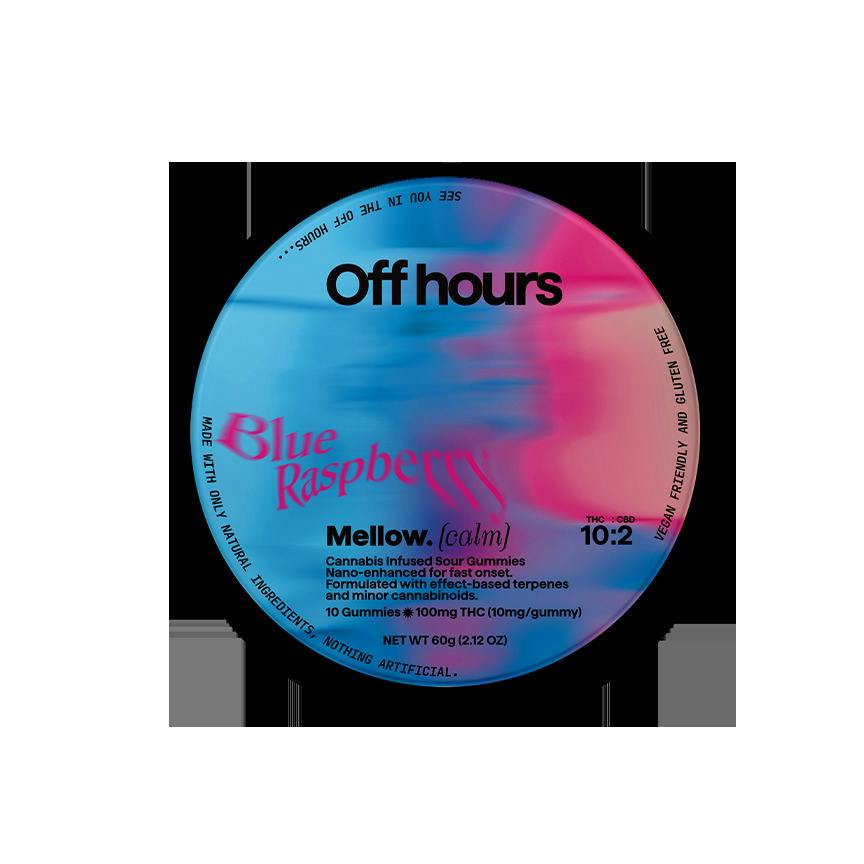 Off Hours - Gummies - Mellow (Calm) - 100mg (10:2) (THC:CBD)