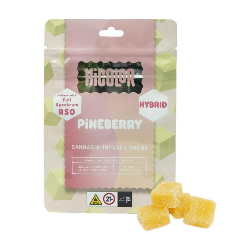HiColor - RSO Gummies - Pineberry (H)
