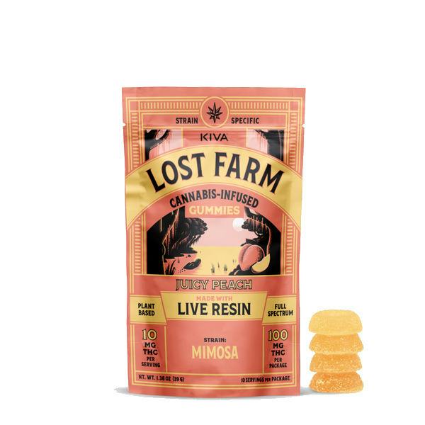 Lost Farm - Live Rosin Gummies - Peach