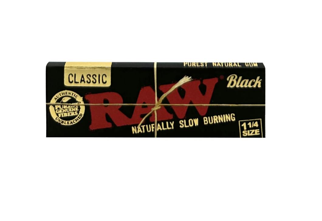 Raw Classic Black 1 1/4