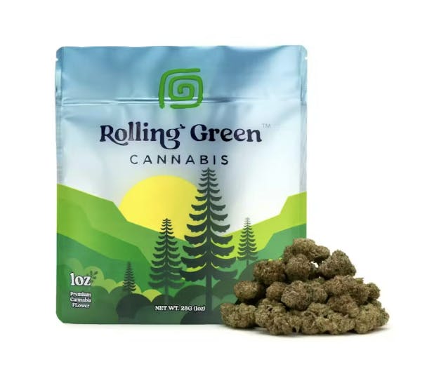 Rolling Green 28g Pinnacle (Indica Hybrid) Flower