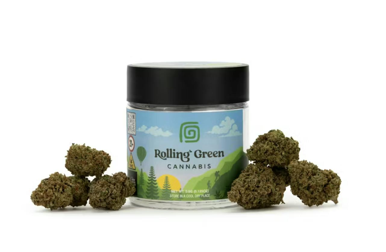 Rolling Green 3.5g Jar Zoap (Hybrid) Flower