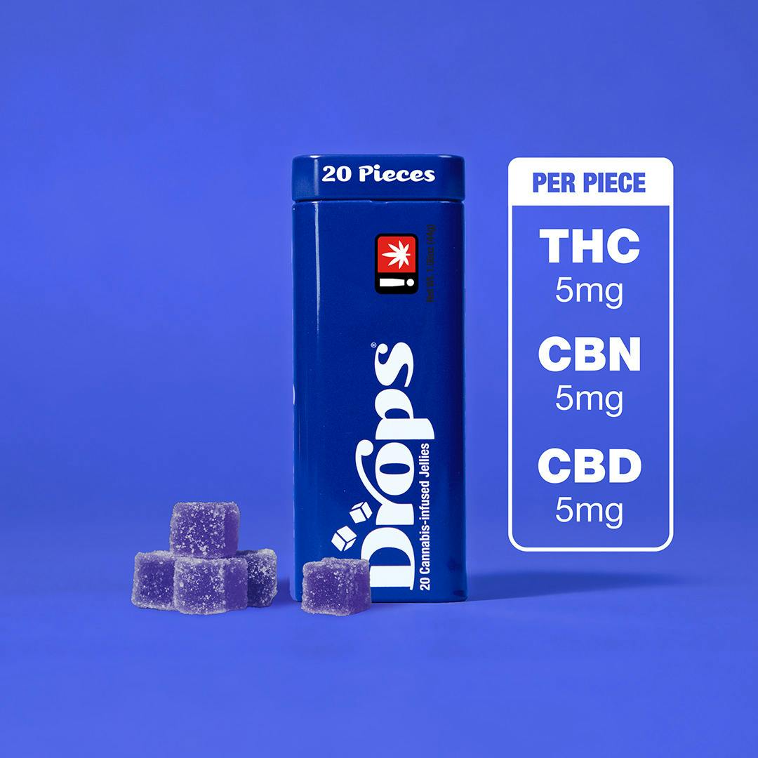 Drops - Black Currant (1:1:1) 20-Pack