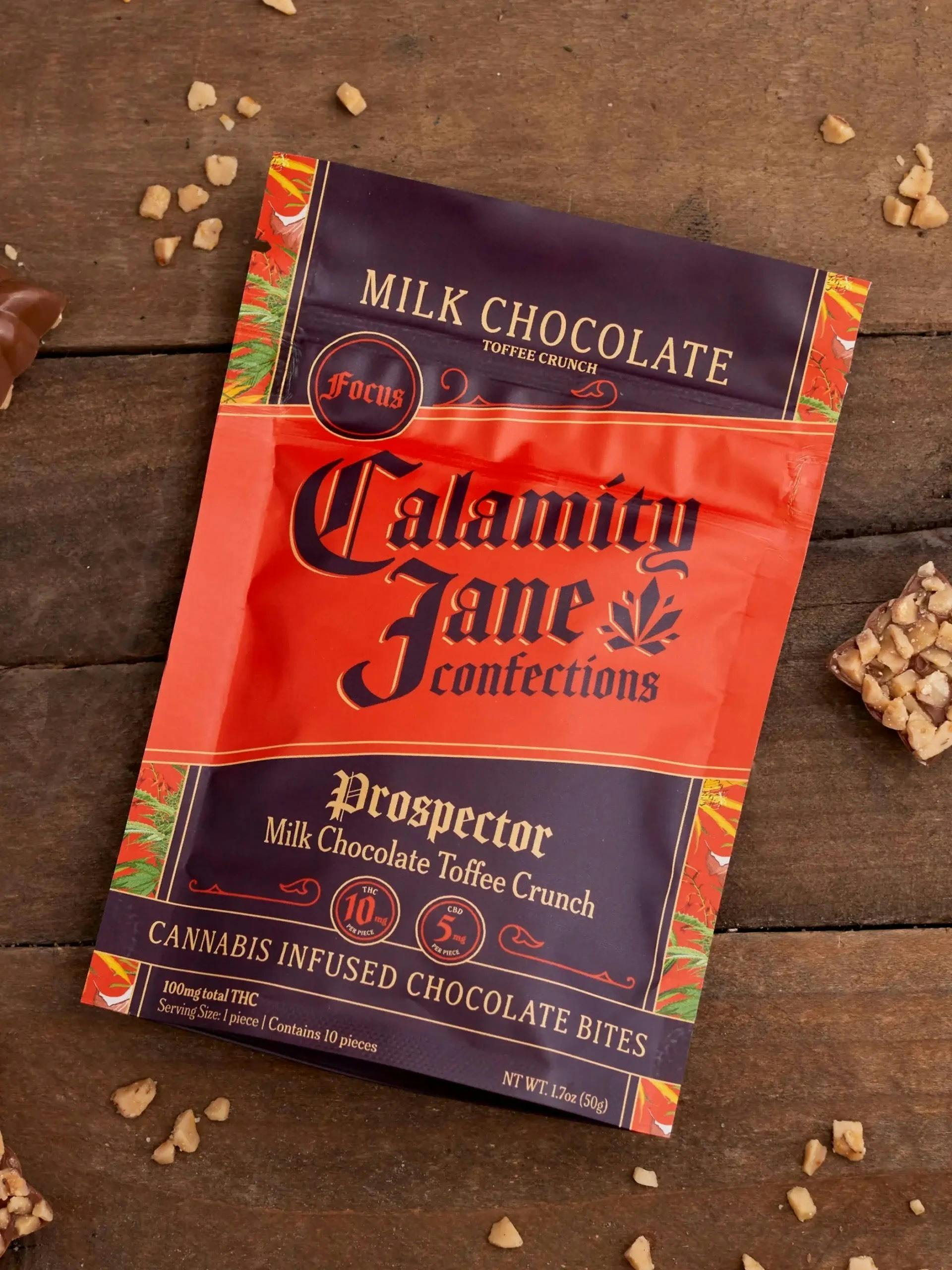 Calamity Jane - Blackjack FOCUS 1:1:1 THC:CBD:CBG - Chocolate