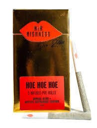 *BUY 1 GET 1 FREE* Hoe Hoe Hoe | Infused Pre-Rolls | indica | 5 Pack 2.5g total | 0.5g each