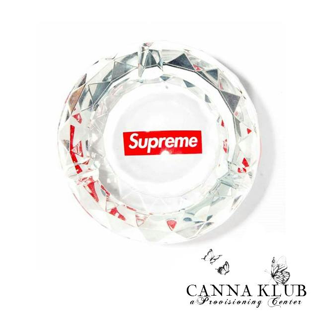 SUPREME DIAMOND CUT CRYSTAL ASHTRAY