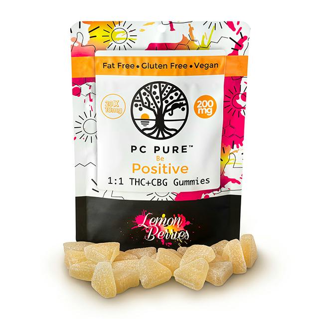200MG LEMON BERRY 1:1 CBG GUMMIES