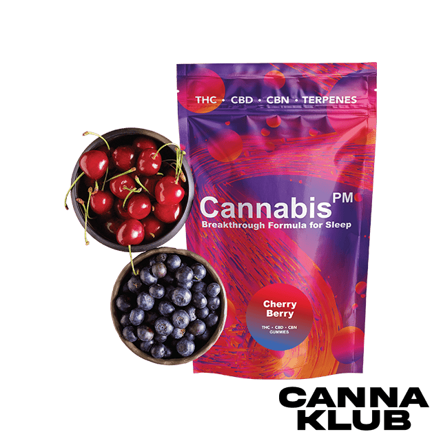 CHERRY BERRY CANNABIS PM 1:1:1 GUMMIES at The Corner Farmacy - NOW OPEN!