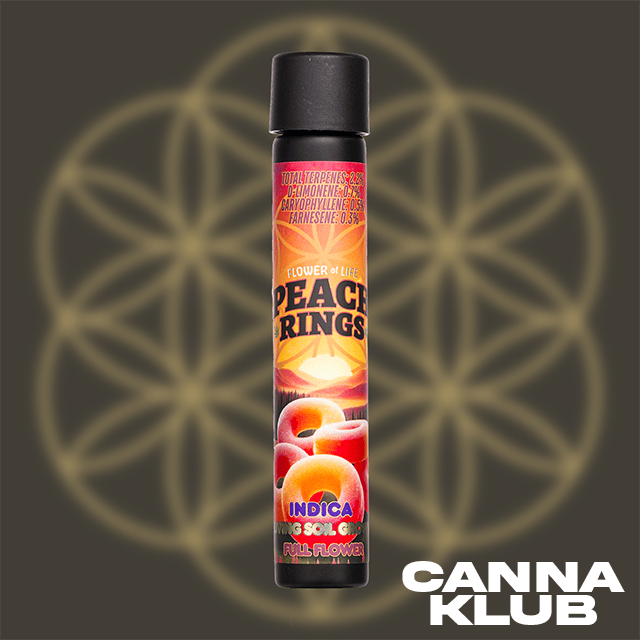 PEACH RINGS 1G LIVING SOIL ORGANIC PRE ROLL