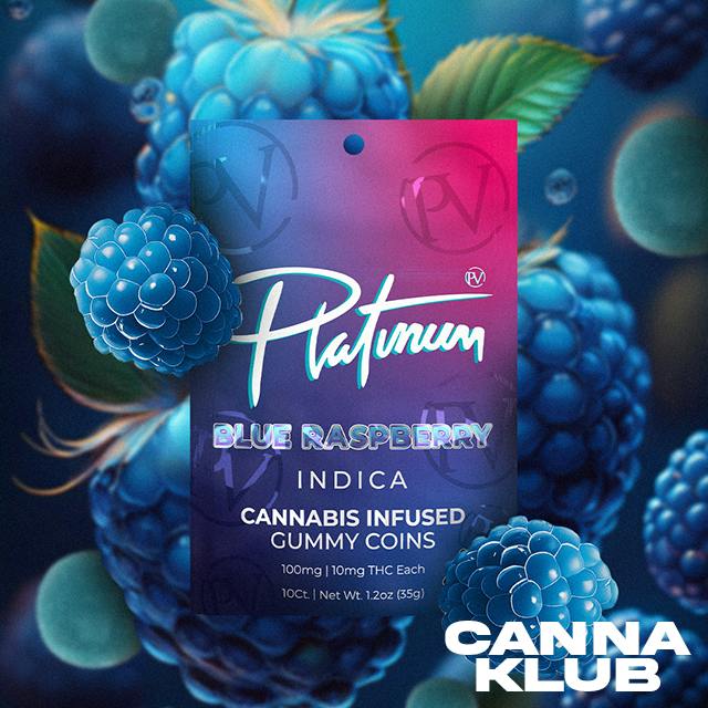 200MG BLUE RASPBERRY GUMMIES at Canna Klub Wolverine, Recreational Marijuana Dispensary