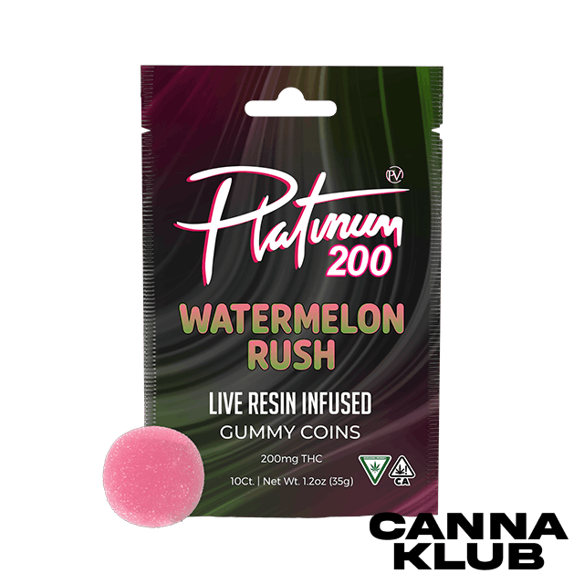 200MG WATERMELON RUSH LIVE RESIN GUMMY COINS