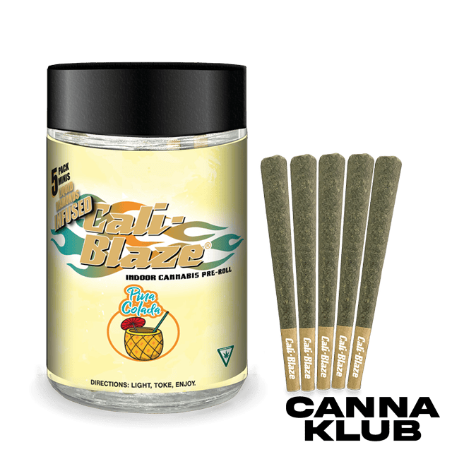5PK PINA COLADA .7G INFUSED PRE ROLLS