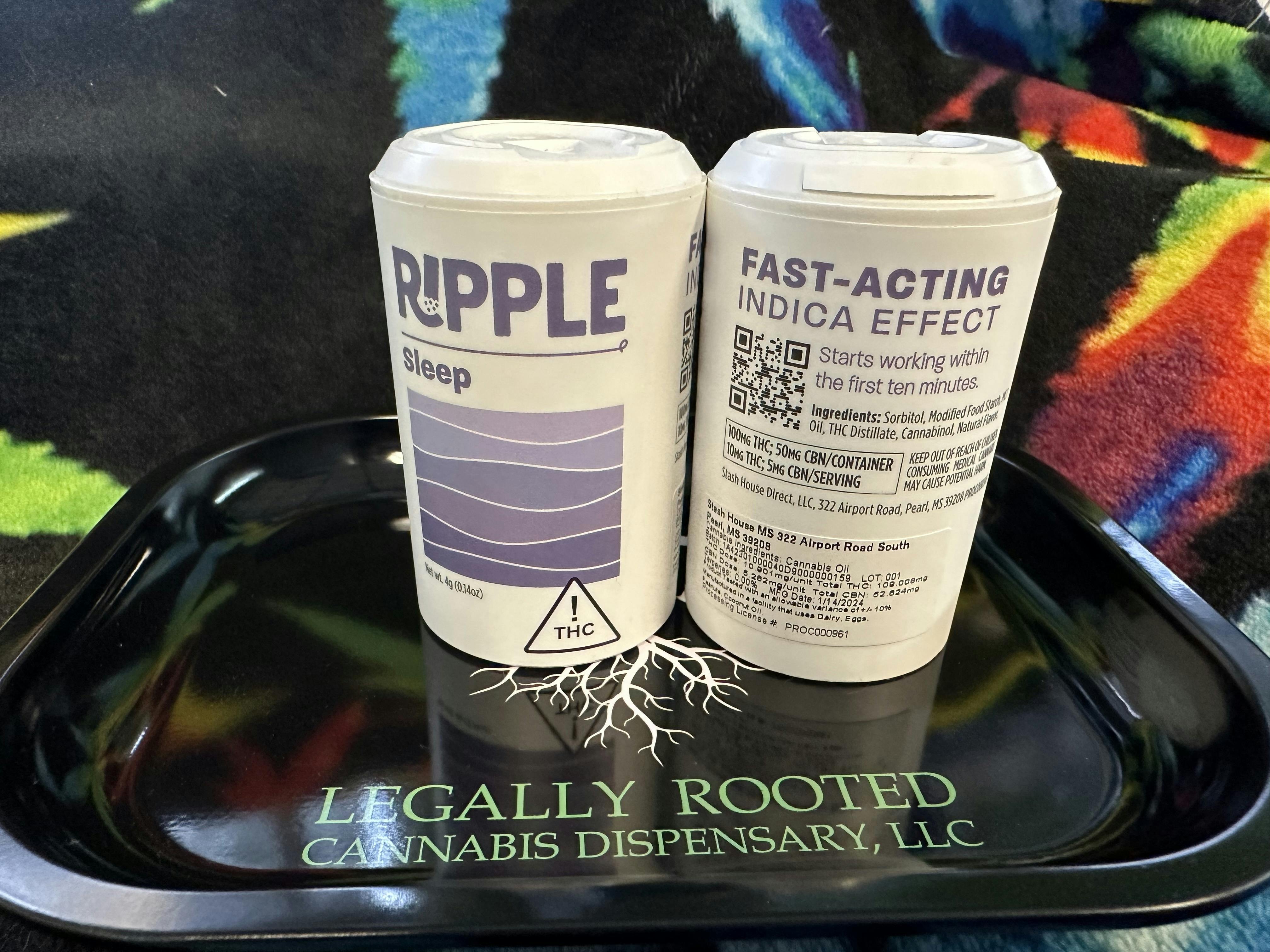 Ripple 2:1 THC/CBN Quick Dissolve Powder - Sleep (Stash House)