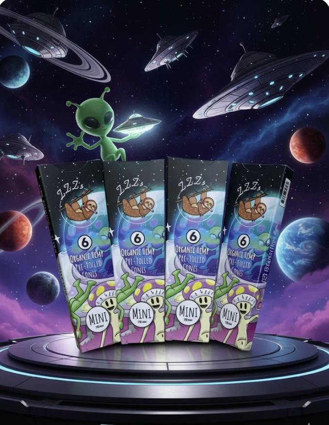 Mini Intergalactic Trip 6pk Cone's