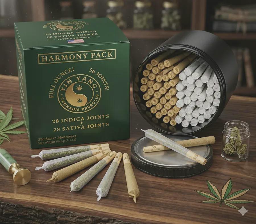 Yin Yang - Yindulgence + Yangolicious - Preroll .5g 56pk