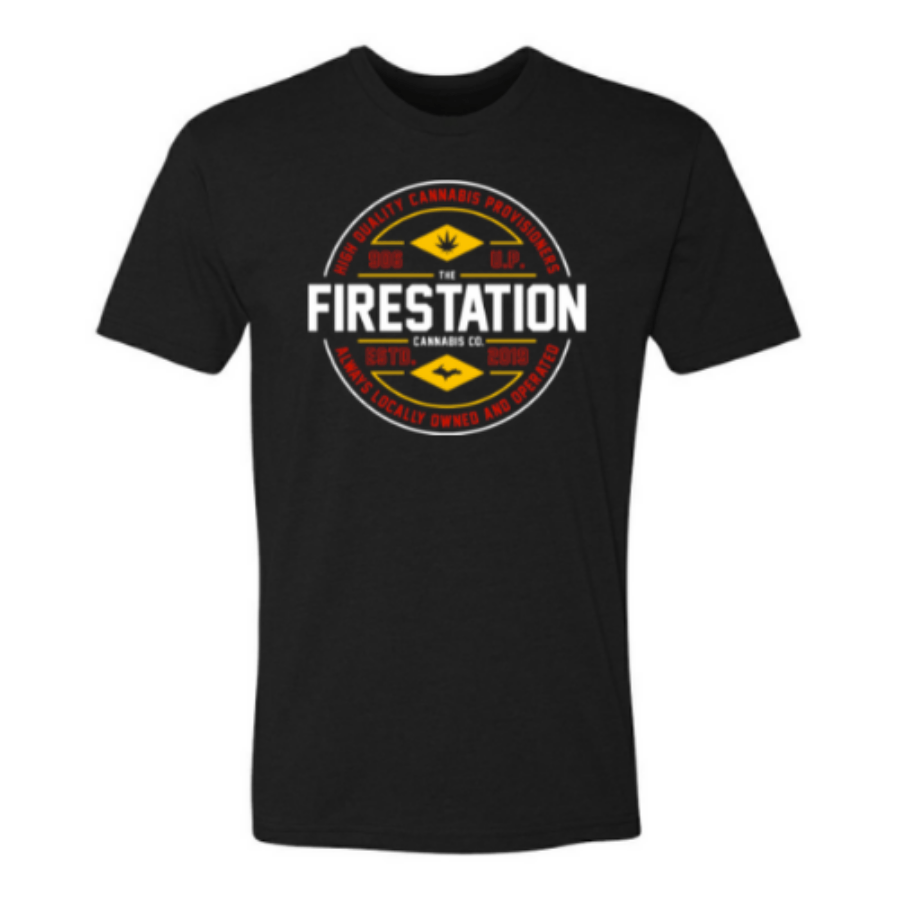 FSCC Seal Tri-Color Black T-Shirt Small