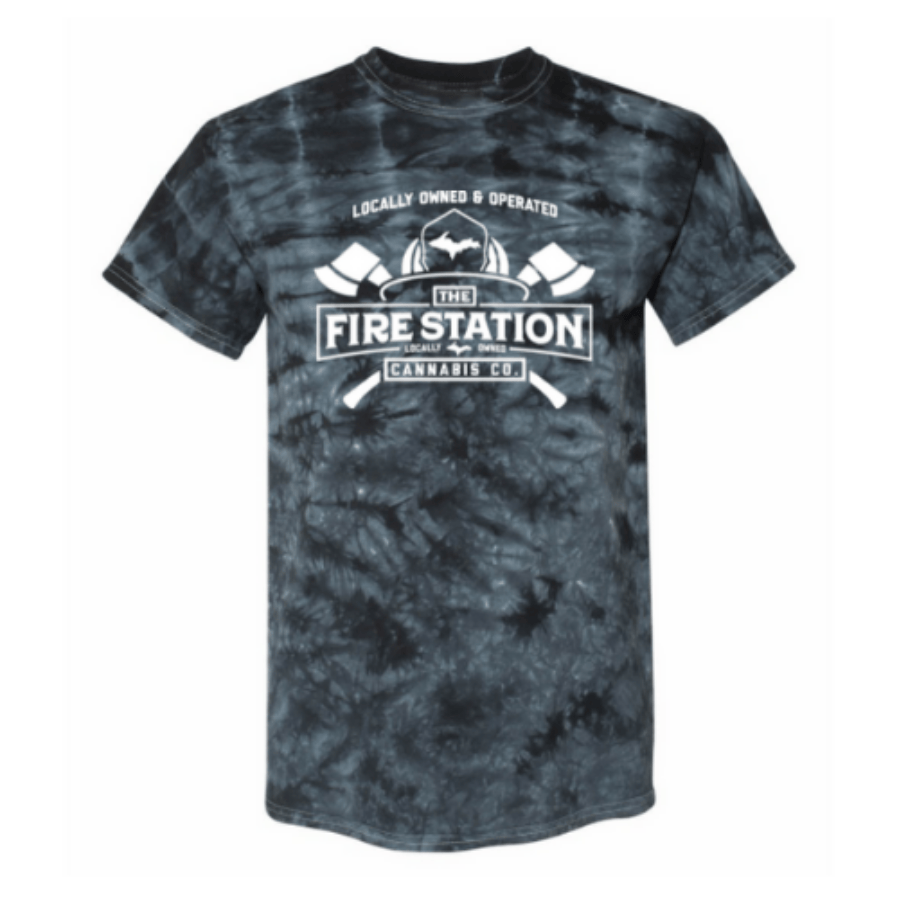 TFS Black Tie Dye T-Shirt Medium