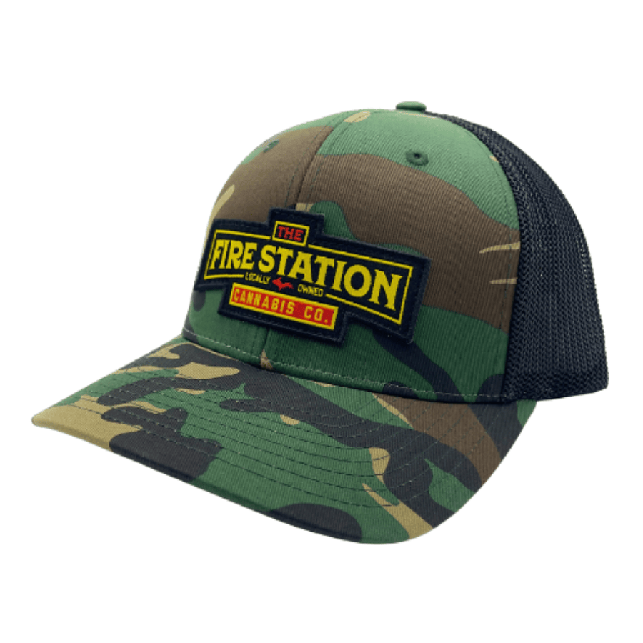 TFS Camo Fitted Hat S/M