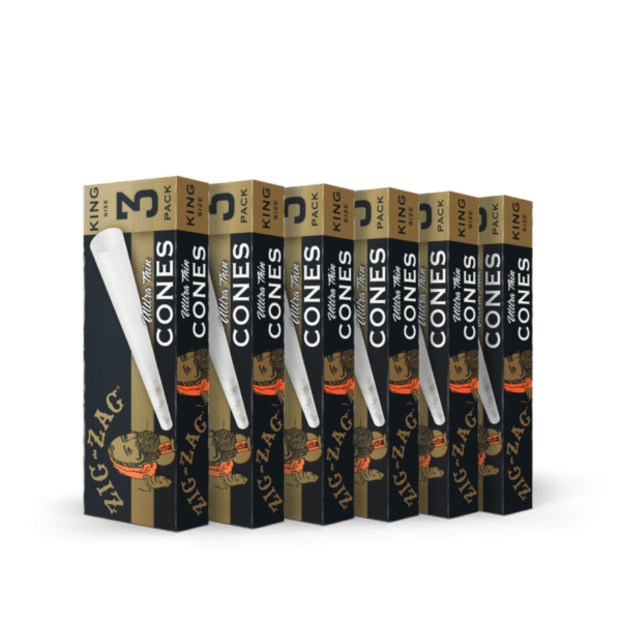 Zig Zag King Size Cones 3 pk