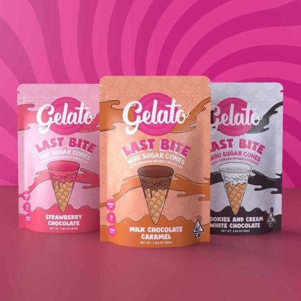 Gelato - Strawberry — Cones