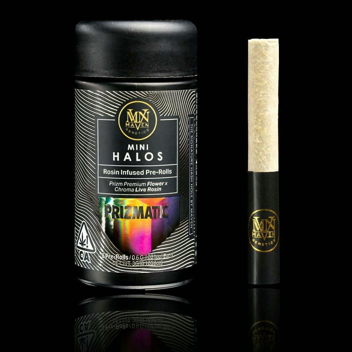 Prizmatic Mini Halos Infused Pre-Rolls 5-Pack