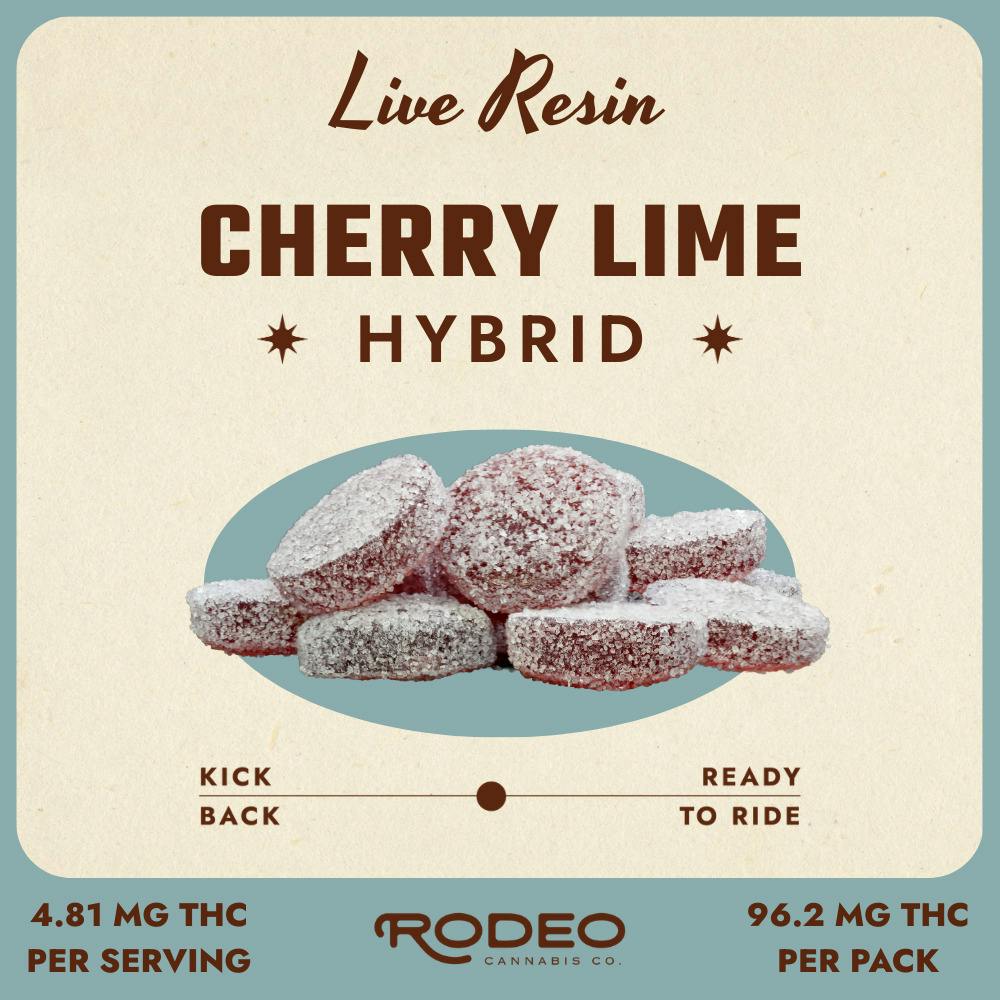 Cherry Lime Live Resin Gummies 20pk - 00435