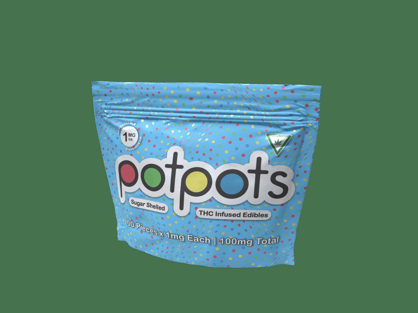 POTPOTS | MILK CHOCOLATE 1:1 THC / CBD | 100MG