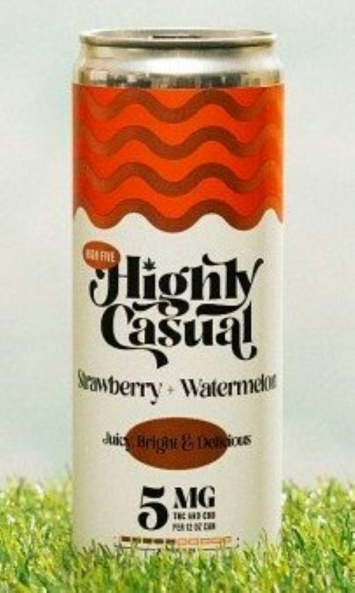 HIGH FIVE | STRAWBERRY + WATERMELON - SELTZER (SINGLE) | 5MG 1:1