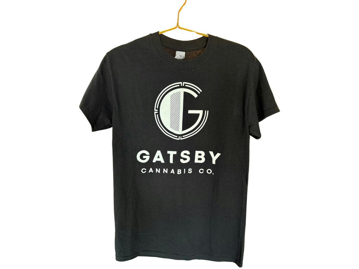 GATSBY CANNABIS CO. | GATSBY BRAND T-SHIRT BLK & WHITE | MEDIUM