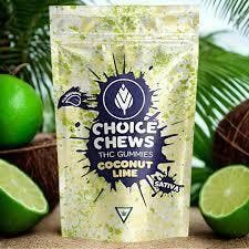 CHOICE CHEWS | COCONUT LIME - GUMMIES | 200MG | SATIVA