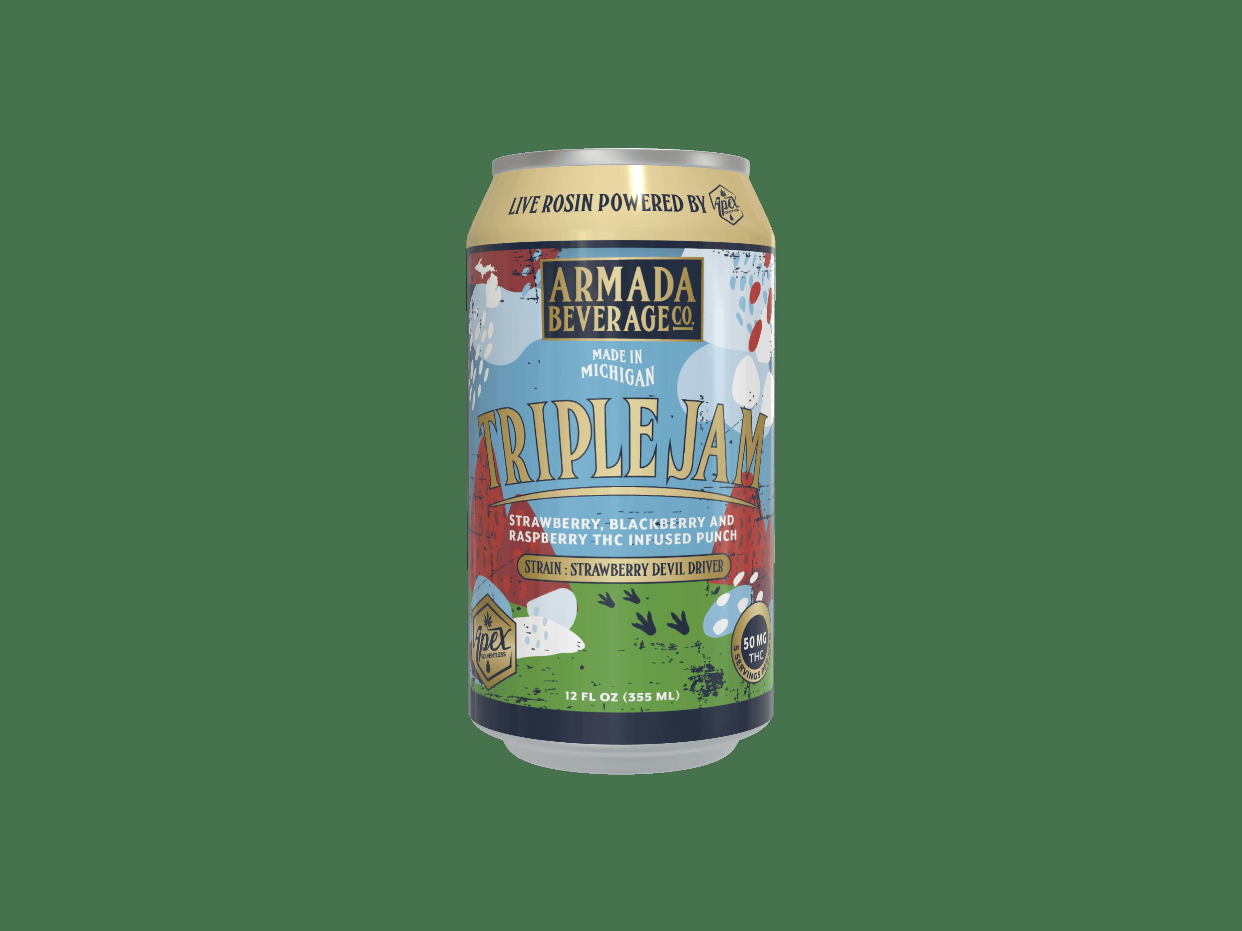 ARMADA CANNABIS CO. | TRIPLE JAM - LIVE ROSIN | DRINK | 50MG