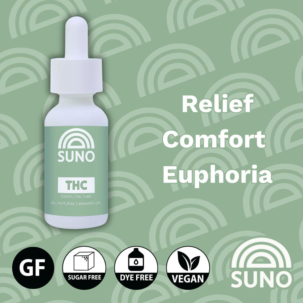 SUNO THC Tincture – 200MG