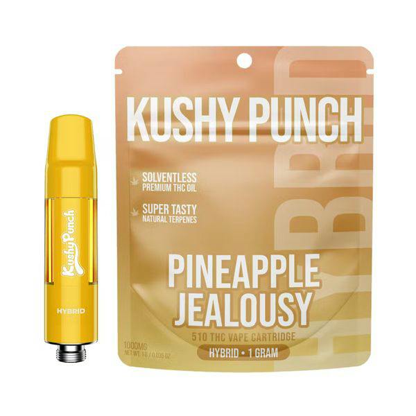 KUSHY PUNCH - THC VAPE - PINEAPPLE JEALOUSY - 1G