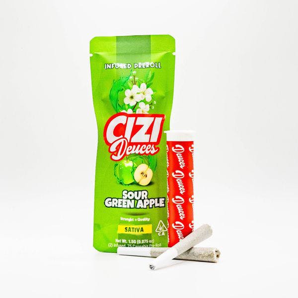 INFUSED PREROLL MULTIPACK - SOUR GREEN APPLE - 1.5G