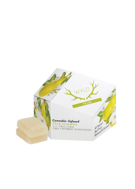 KB - WYLD - CBG GUMMY - 1:1 PEAR - 200MG