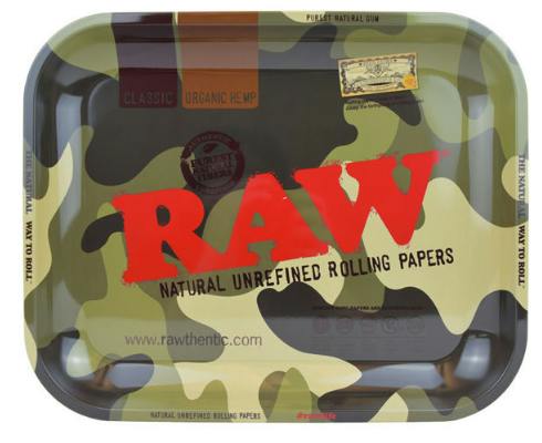 RAW ROLLING TRAY - Large - Camo