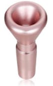 Magnetic Metal Bowl Piece - Pink
