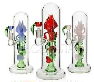 9' Rose Perc Waterpipe