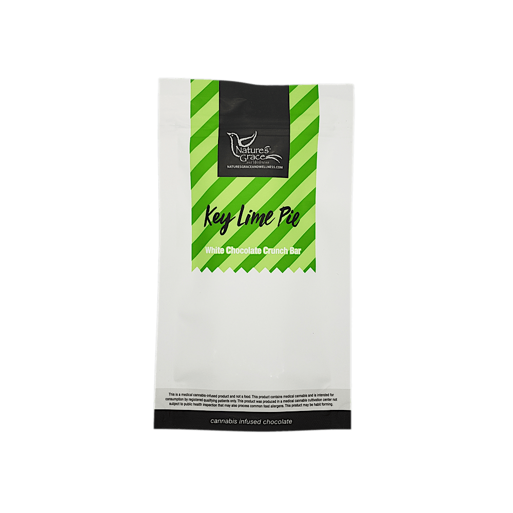 Nature's Grace Key Lime Pie White Chocolate Crunch Bar 100mg (10ct)